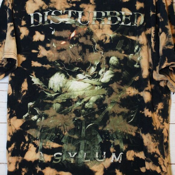 Disturbed Asylum Concert TOUR T-Shirt Tie Dye XL - Picture 2 of 5